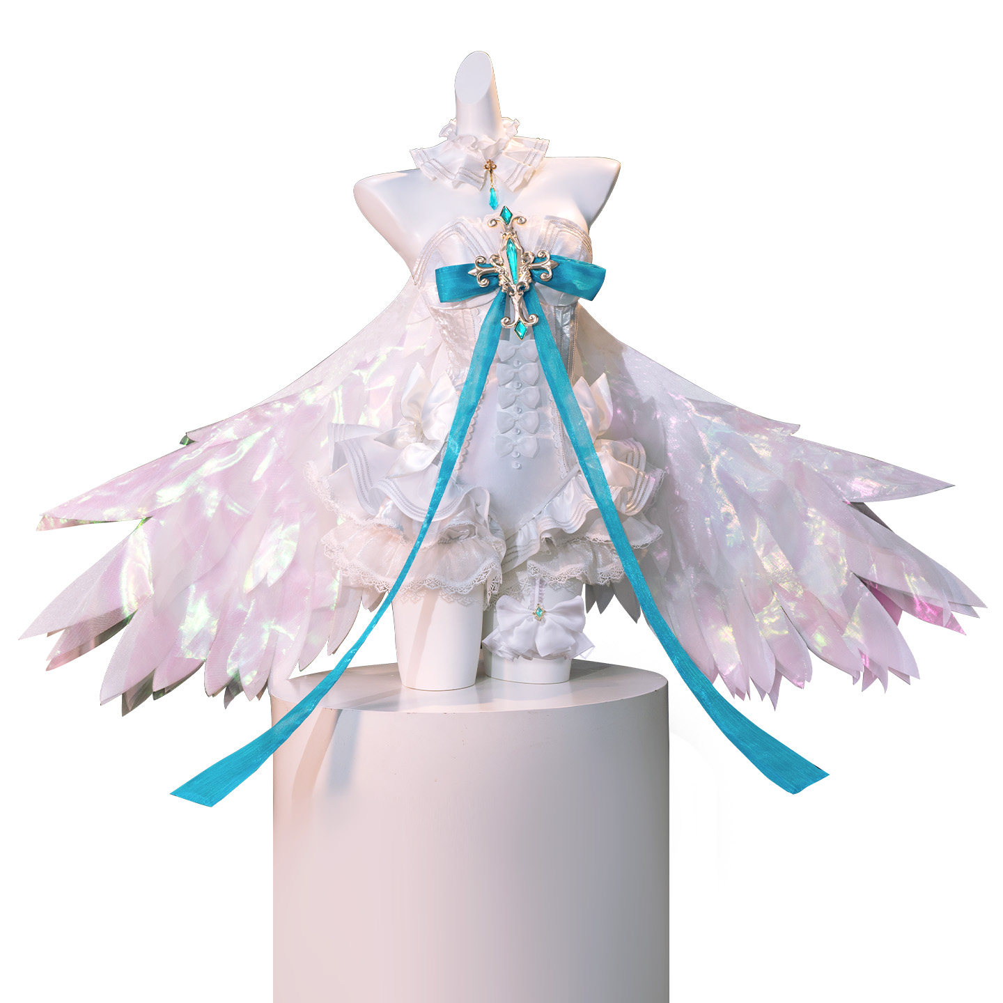Anime Cosplay Miku - ミク エレガントウィングス スウィートフューチャーエンジェル コスプレ衣装 フルセット 女性用