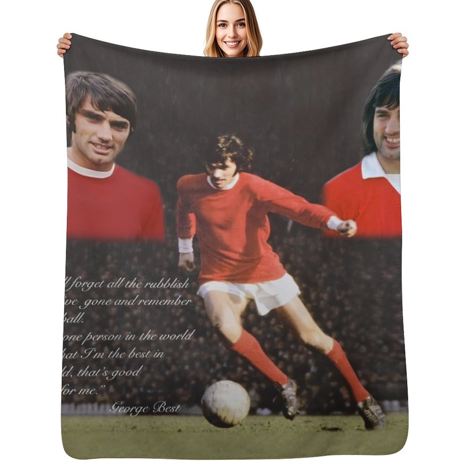 Anime Cosplay Idea - GEORGE BEST - GENIUS スローブランケット コスプレ