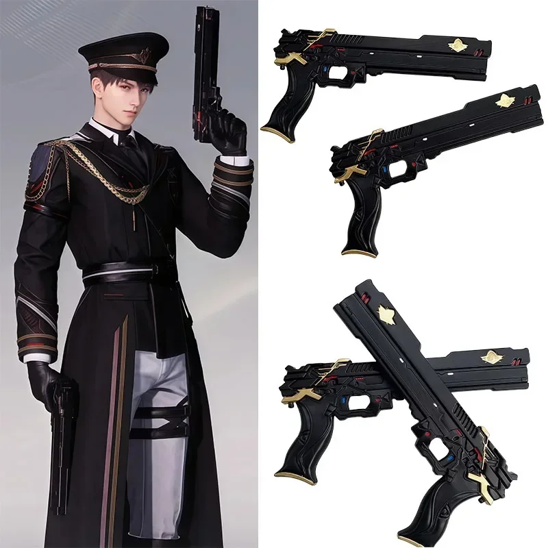 Anime Cosplay Female - 2026年アニメカーニバルパーティーコスチューム小道具ゲーム「ラブアンドディープスペース」ケイレブ公式ロールプレイ小道具「スターフェイアーコマンダー」ツインピストル