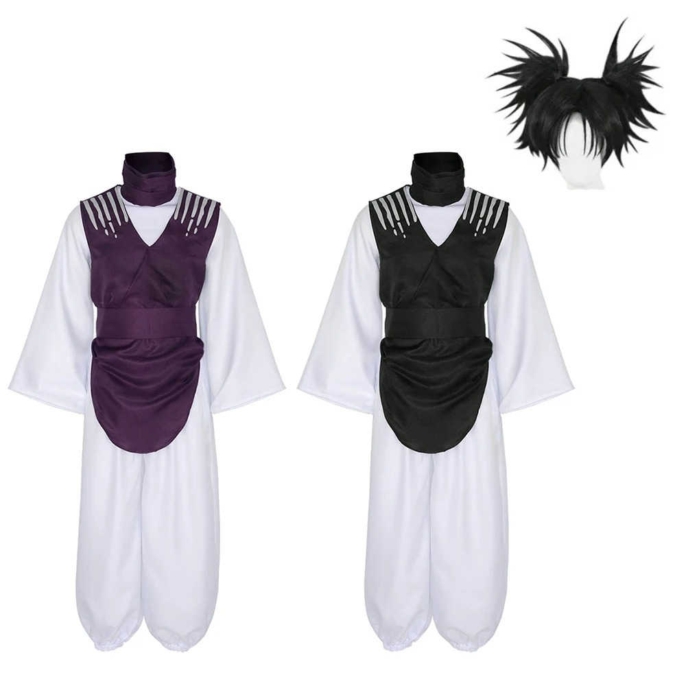 Cosplay Anime Jjk - アニメ呪術廻戦 JJK 漫画呪術廻戦コスプレ衣装呪術廻戦コスプレトップベストパンツバーガンディ制服ハロウィン衣装女性男性用