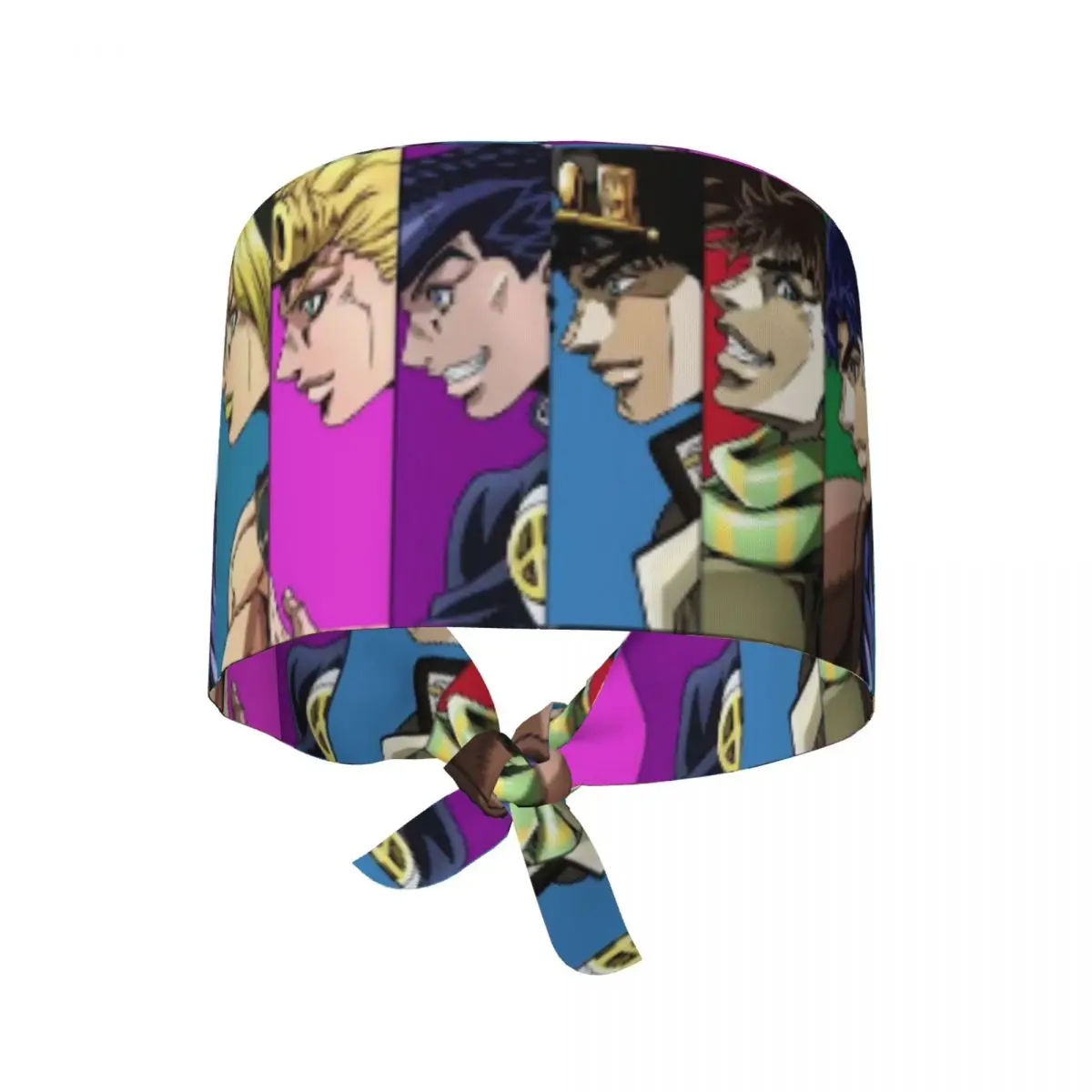 Jojo Bizarre Hat - アニメジョジョの奇妙な冒険スクラブハット医師作業用外科キャップ男性女性調節可能な看護キャップ歯科医用