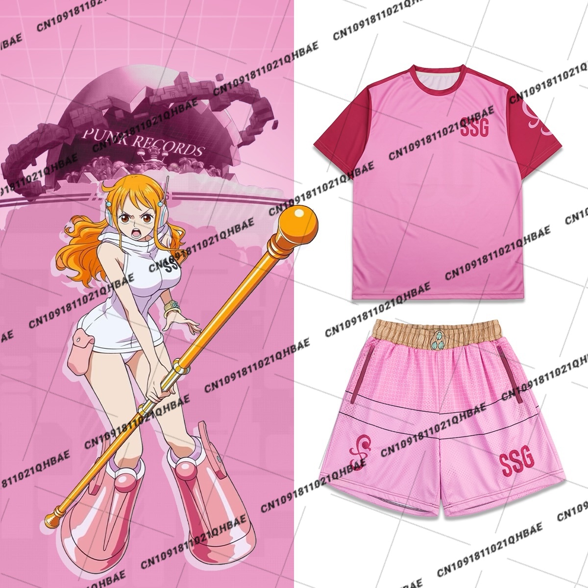 Anime & Cosplay Expo Acx 2025 - 2026年新作 エッグヘッド島 ナミ アニメファン向け コスプレ衣装 メンズファッション
