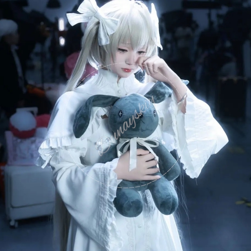 Anime Cosplay Bunny - 春日野そら コスプレアクセサリー 2色 グレー＆ダークグレー バニーぬいぐるみ クロスステッチアイ
