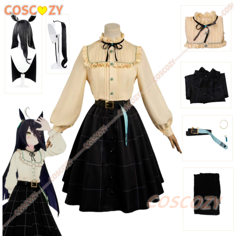 Anime Cosplay Cafe - マンハッタンカフェ コスプレ衣装 ウィッグ テール ヘッドウェア アニメ