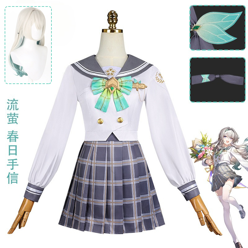 Anime Cosplay Name - 在庫あり ファイアフライ コスプレ衣装 ウィッグ 崩壊スターレール アニメ