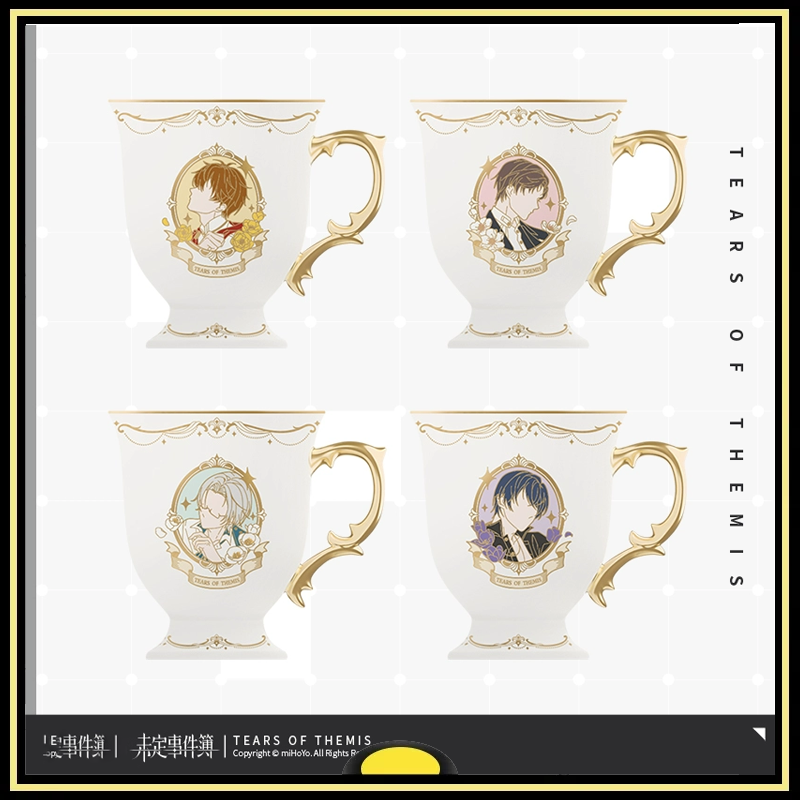 Anime Cosplay Cafe - 菊の幻想的なセラミックコーヒーカップ、ボックス製品、ブナ真珠、トーテムウィング、ネクストボンコラーゲン、周辺