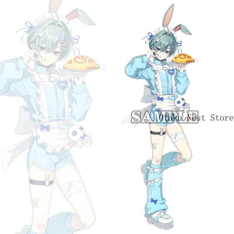 Anime Cosplay Characters - アニメ原神（Genshin Impact）ローヘン両面アクリルスタンドデスクディスプレイオーナメントゲームキャラクターコレクタブルコスプレギフト