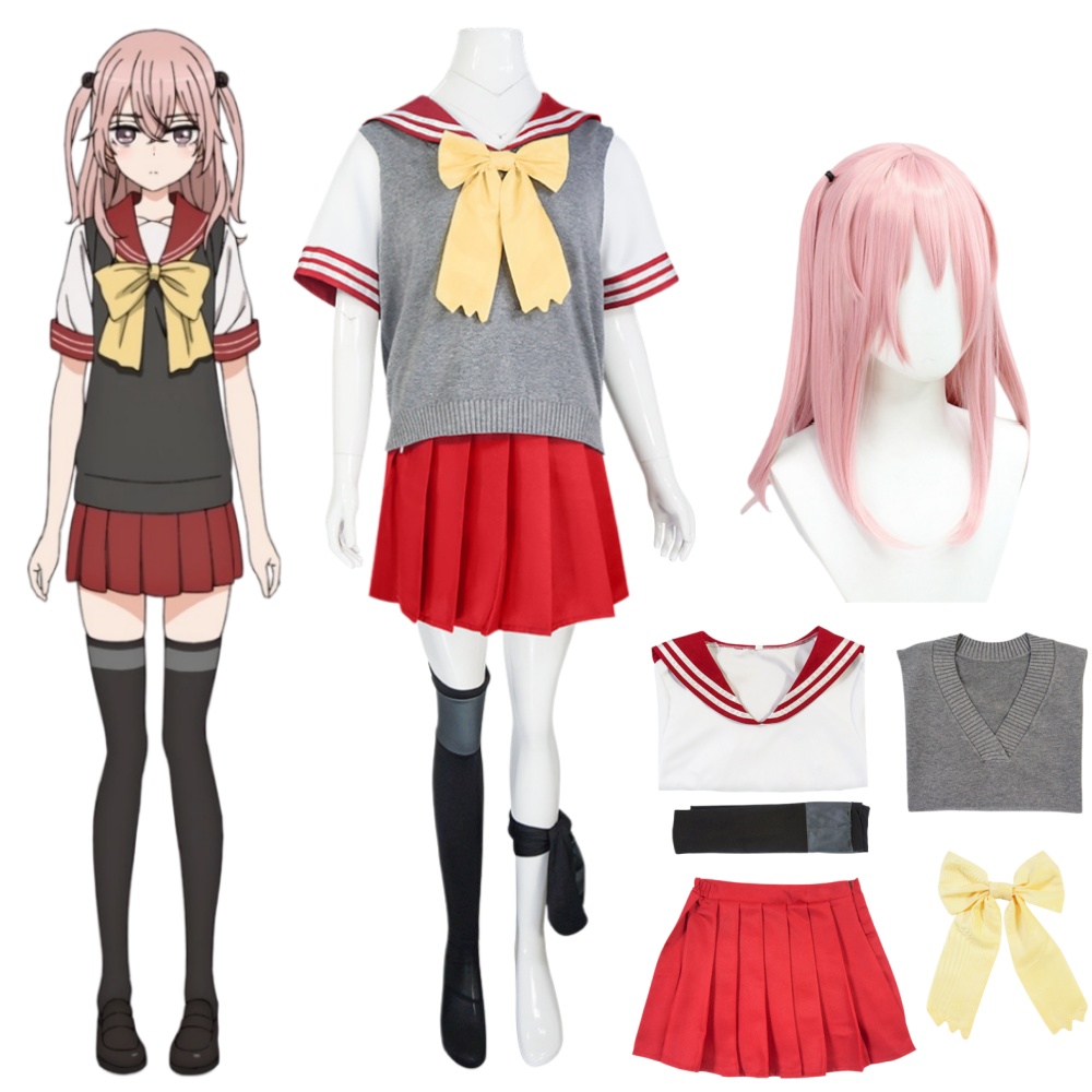 Anime Cosplay Name - 伊部佐久奈 コスプレ衣装 JK マイドレスアップダーリン コスネーム 伊部佐久奈