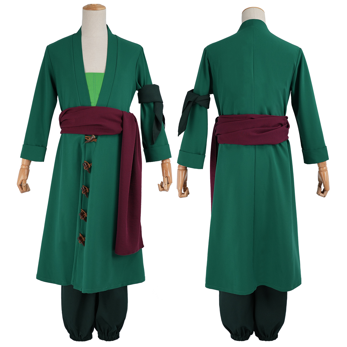 Cosplay Anime Zoro - HOLOUN ONE アニメロロノア・ゾロコスプレ衣装パンツ羽織ヘッドスカーフアニメーションコンベンション 2025 ハロウィンクリスマスギフト