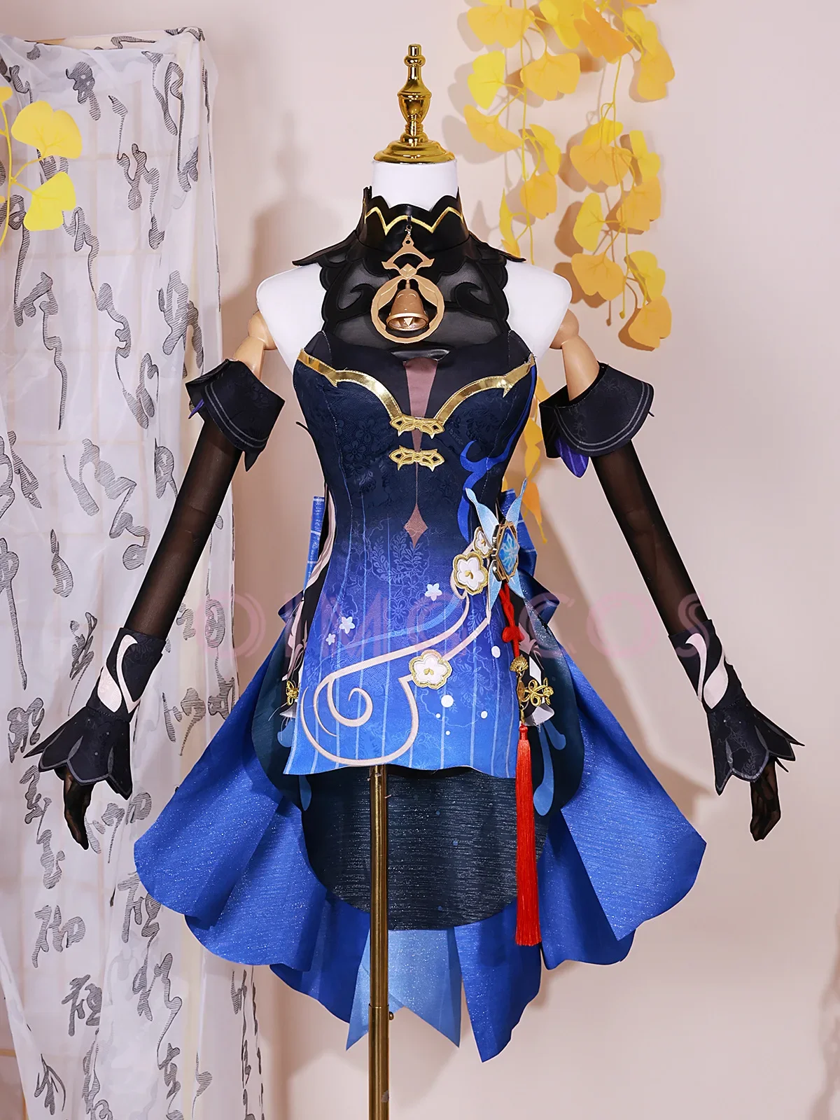 Anime Cosplay Characters - トワイライトブロッサム ガニュ コスプレ衣装 原神 大人用ユニフォーム アニメ