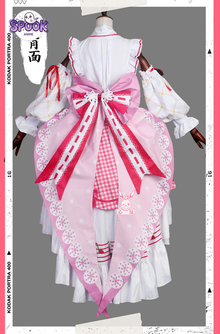 イチゴロリータドレス 15 周年記念ミクかわいいコスプレボー - Anime Cosplay Miku のレビューと価格