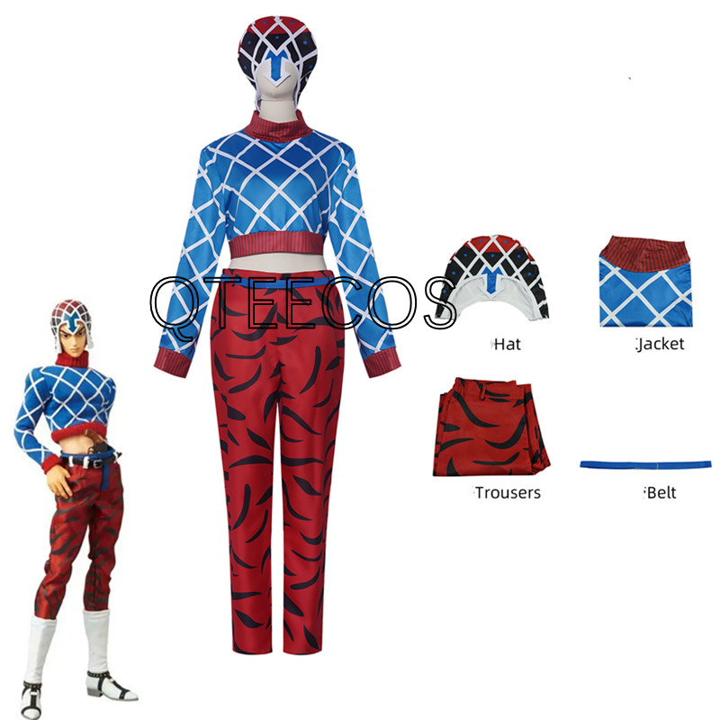 ジョジョ Guīdo ミスタコスプレ奇妙な冒険 Guido  - Jojo Bizarre Hat のレビューと価格
