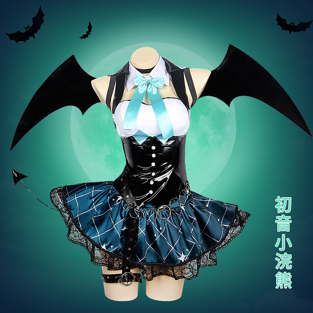 デーモンミク×ラスカル小悪魔コスプレ衣装 デーモンミク ハロ - Anime Cosplay Miku のレビューと価格