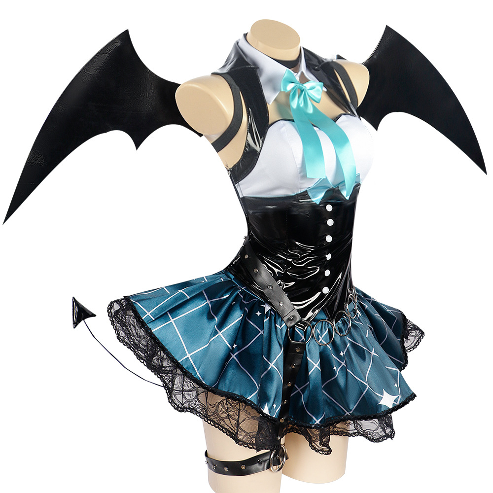 デーモンミク×ラスカル小悪魔コスプレ衣装 デーモンミク ハロ - Anime Cosplay Miku のレビューと価格