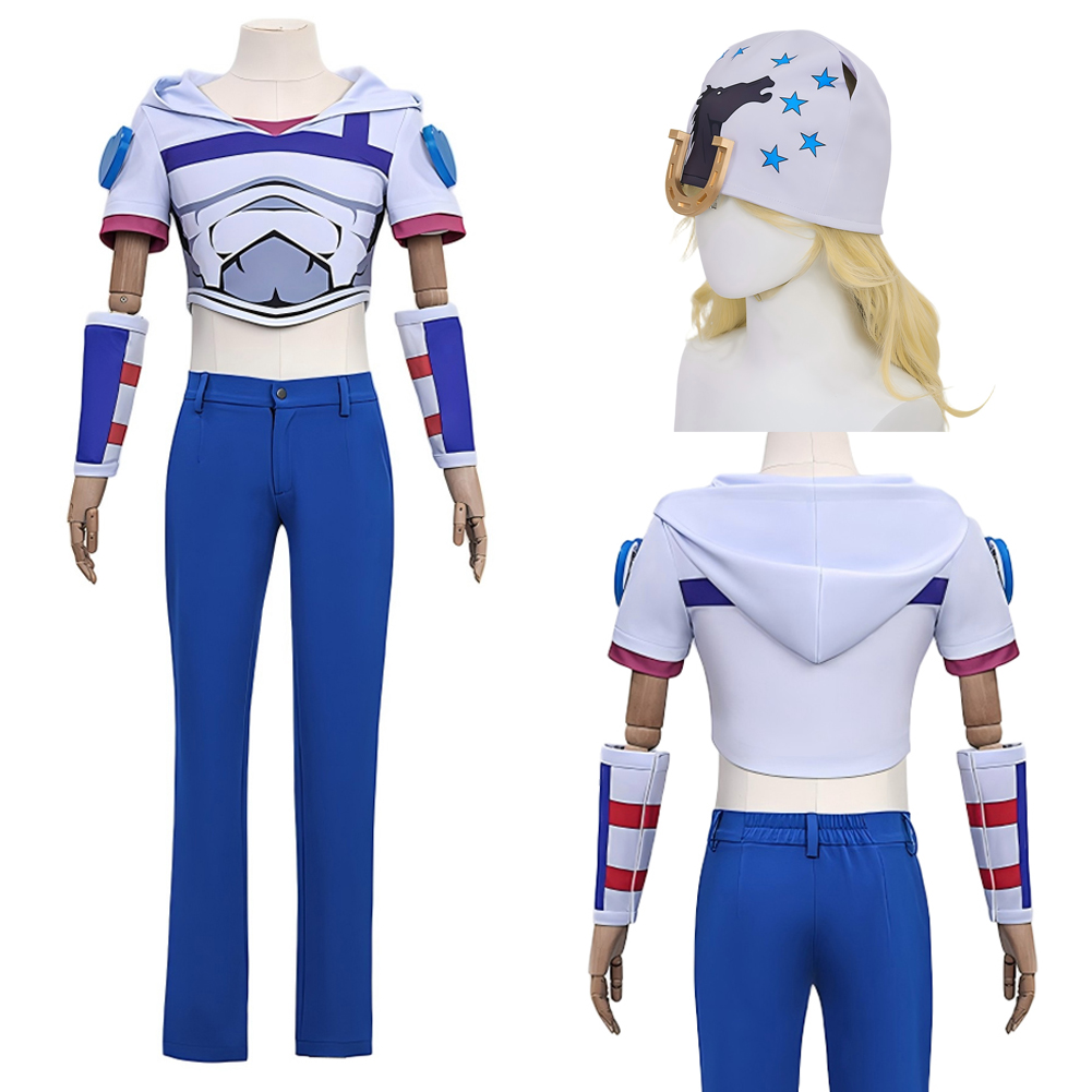 ジョニー・ジョースター服アニメジョジョコスプレ奇妙な冒険コス - Jojo Bizarre Hat のレビューと価格