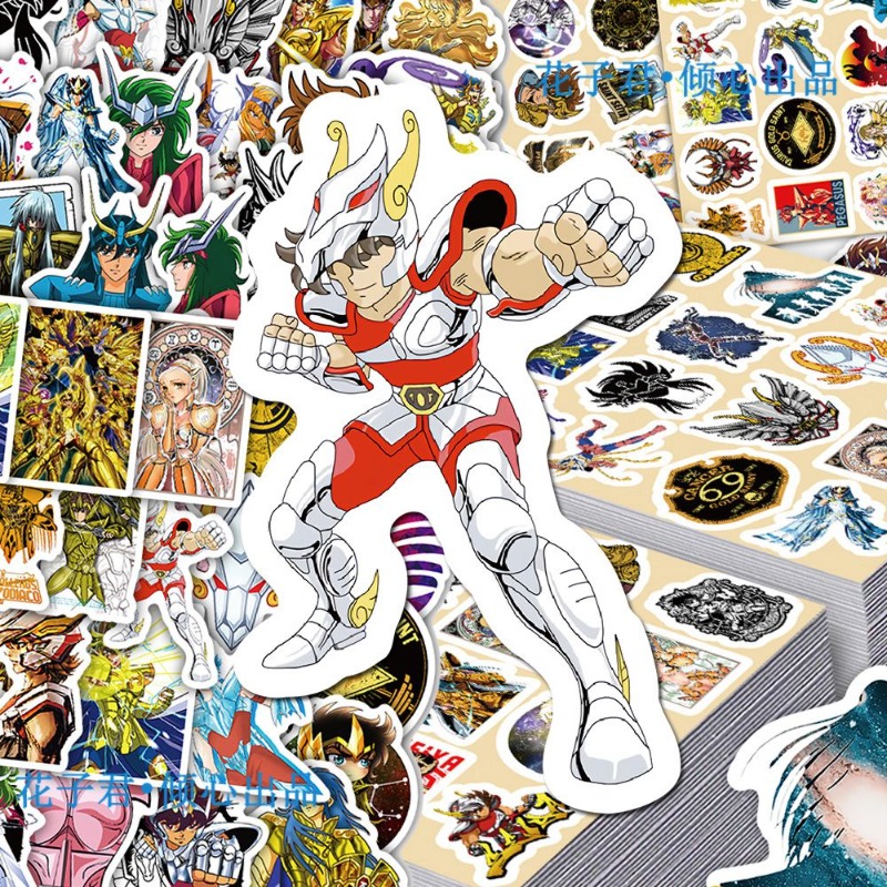 101 個聖闘士星矢アニメステッカー漫画キャラクター DIY - Anime Cosplay Characters のレビューと価格