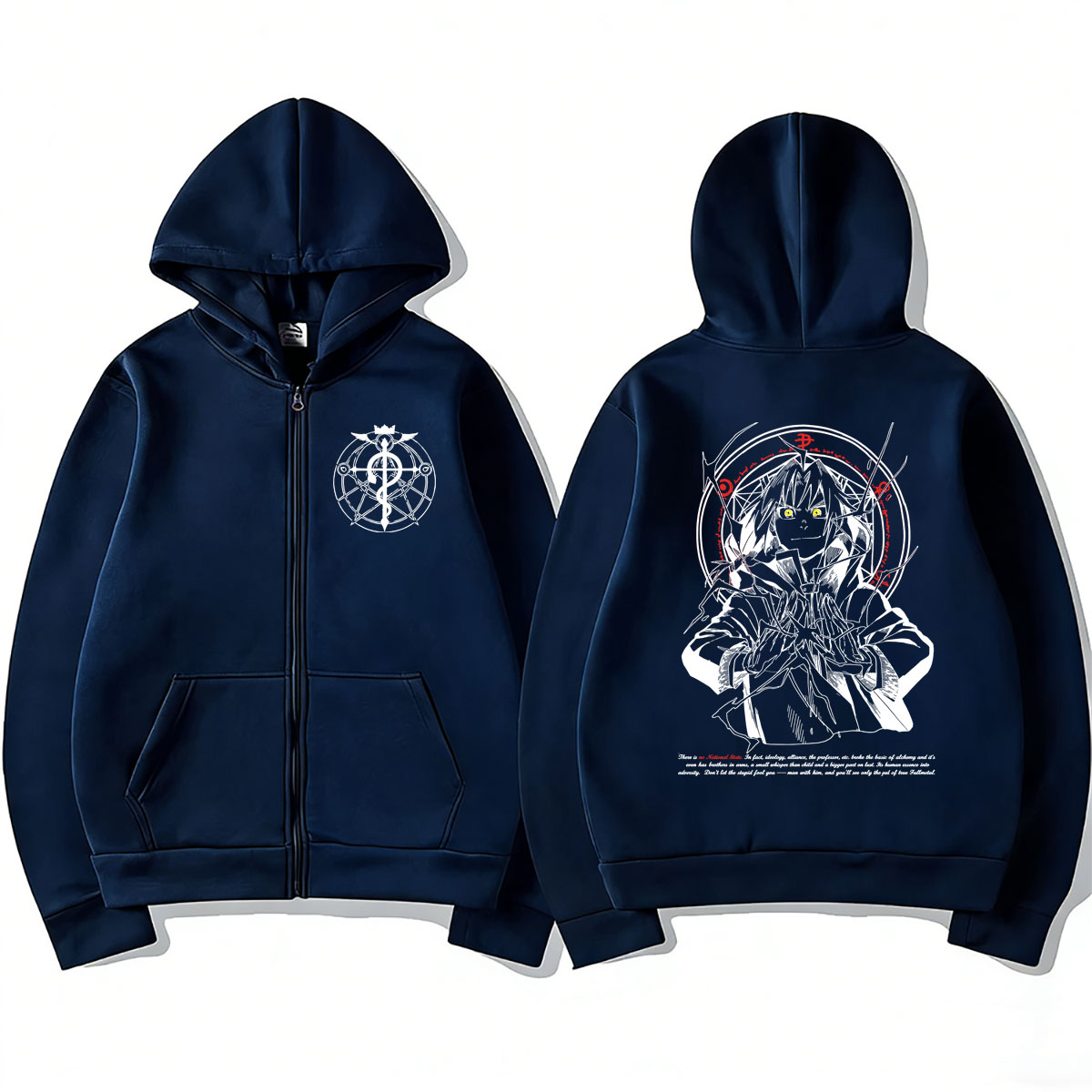 アニメ鋼の錬金術師ジッパーパーカーマンガエドワードエルリック - Fullmetal Alchemist Coat のレビューと価格
