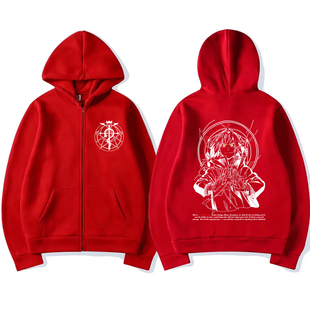 アニメ鋼の錬金術師ジッパーパーカーマンガエドワードエルリック - Fullmetal Alchemist Coat のレビューと価格