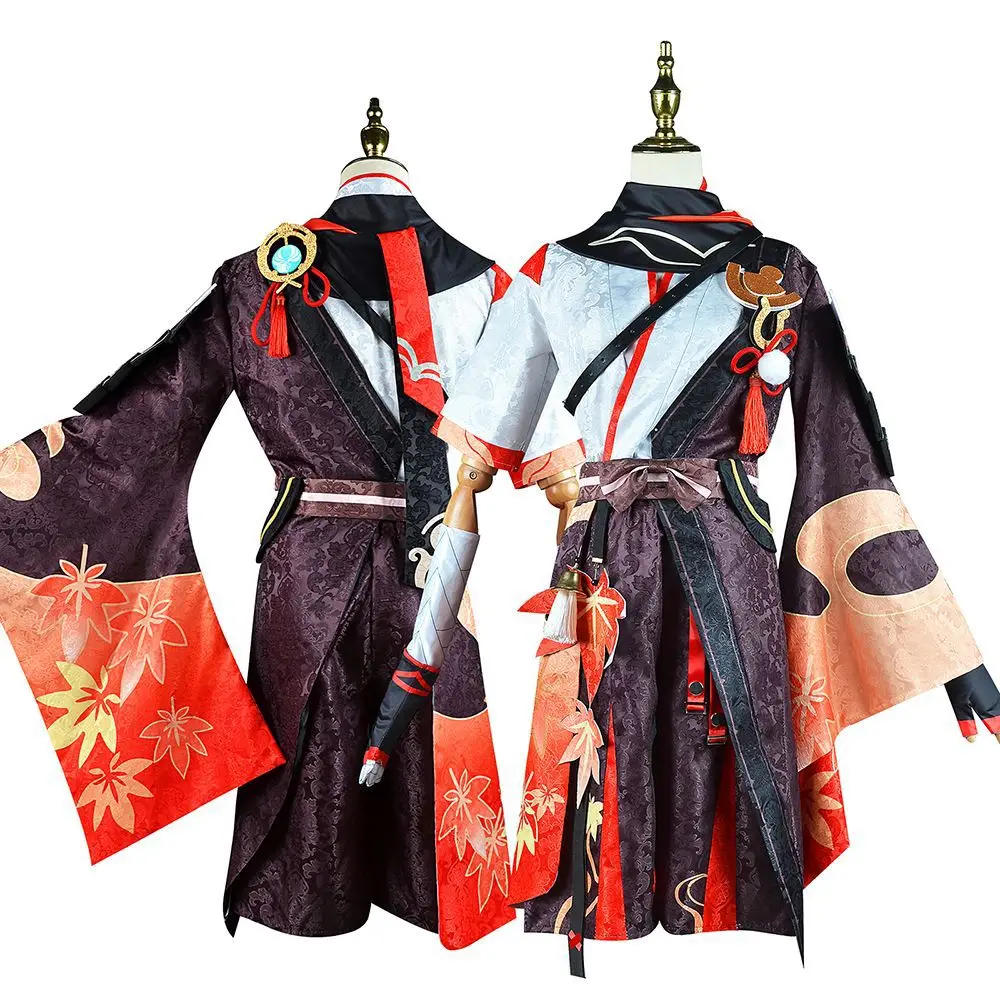ゲーム原神カエデハラ・カズハコスプレ衣装ハロウィン制服カズハ - Anime Cosplay Kimono のレビューと価格