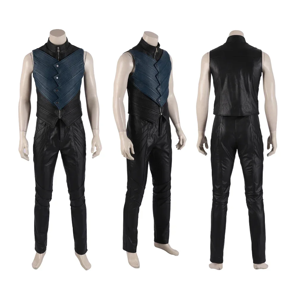 ゲーム DMC 5 バージルコスプレ衣装ネロレザーバトルスー - Fullmetal Alchemist Coat のレビューと価格