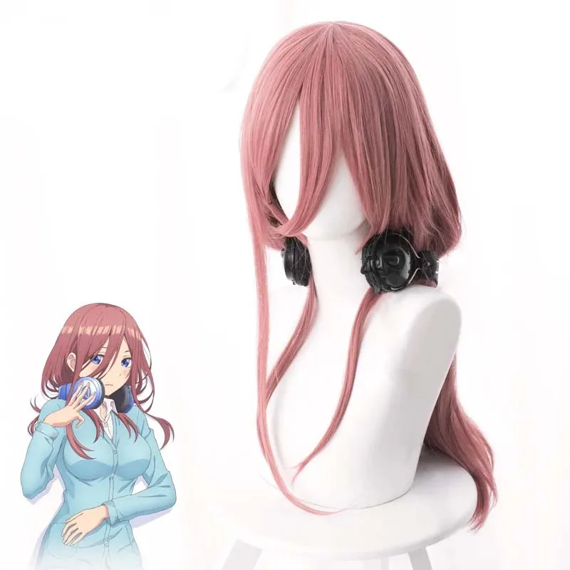 高品質な五等分の花嫁 ナカノミク コスプレウィッグ 50cm - Quintuplets Anime Cosplay のレビューと価格