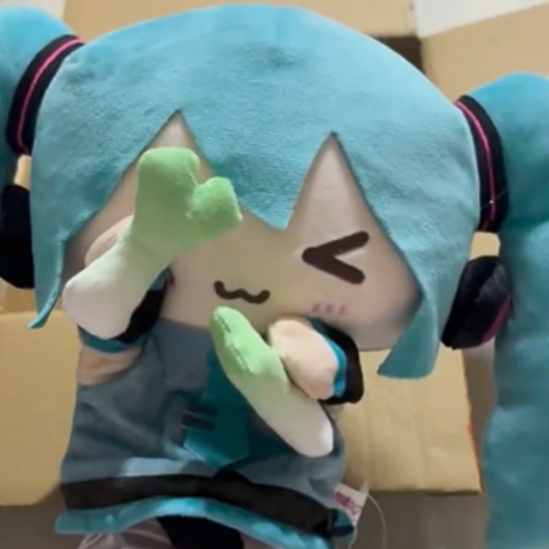 本物のハンドパペット人形ミクサポートグリーンモデル初音ミクぬ - Anime Cosplay Miku のレビューと価格