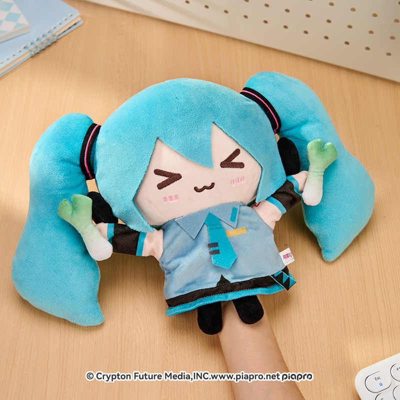本物のハンドパペット人形ミクサポートグリーンモデル初音ミクぬ - Anime Cosplay Miku のレビューと価格