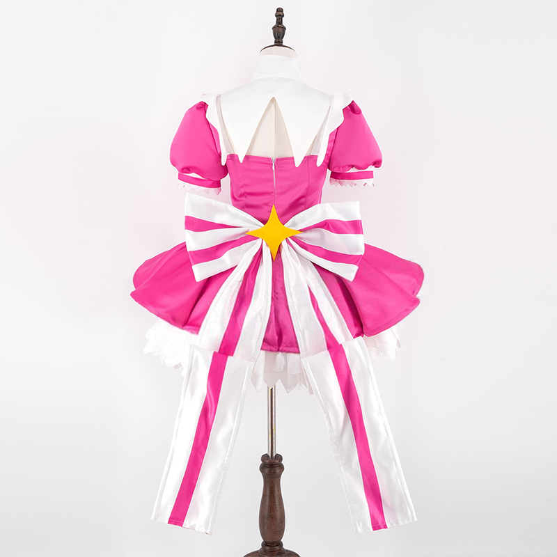 Mi-ku 再試行今コスプレ衣装カーニバルスーツピンクドレス - Anime Cosplay Miku のレビューと価格