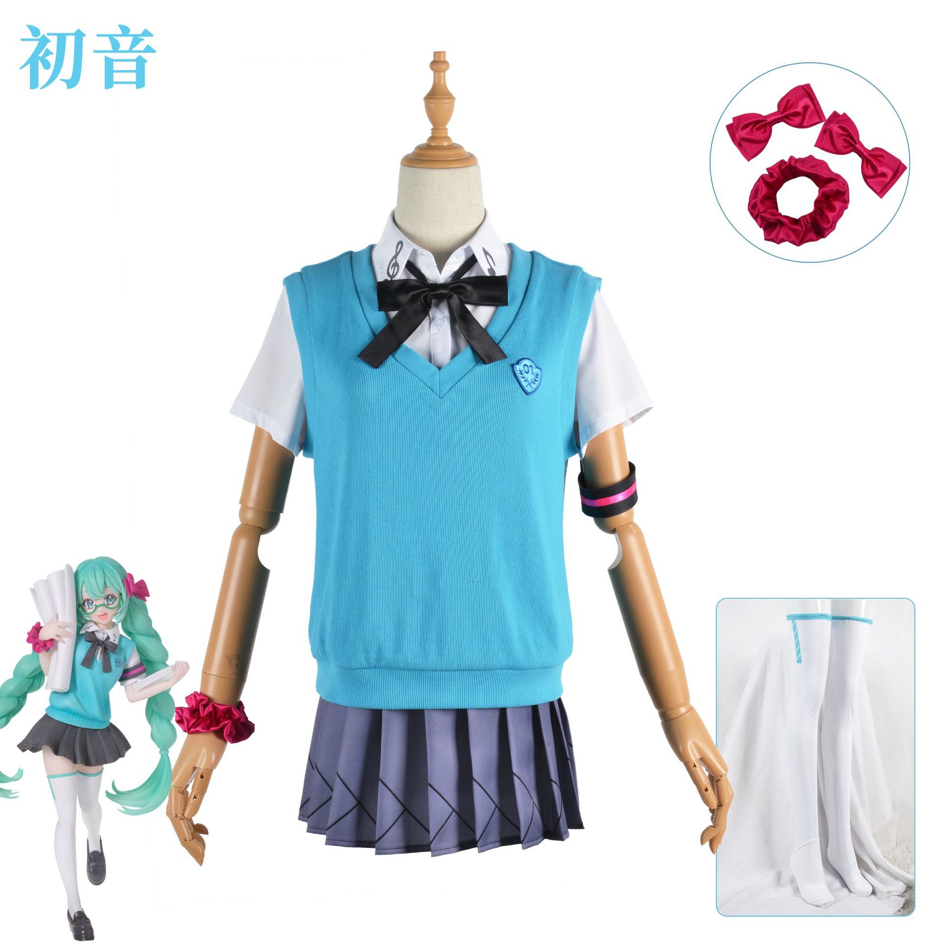 初音ミク 16周年記念 バーチャルアイドルコスプレ衣装 アニ - Anime Cosplay Miku のレビューと価格