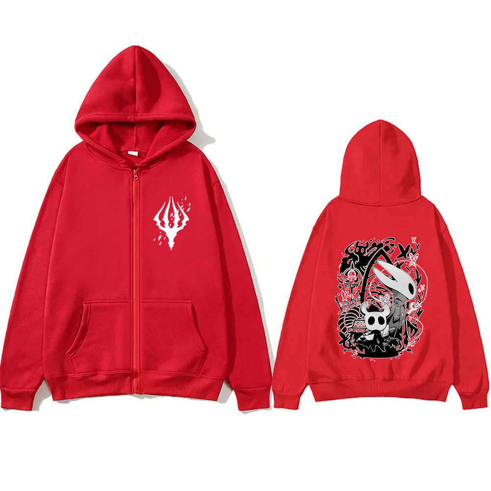 ゲームホロウナイトグラフィックジッパーパーカー男性女性服綿カ - Fullmetal Alchemist Coat のレビューと価格
