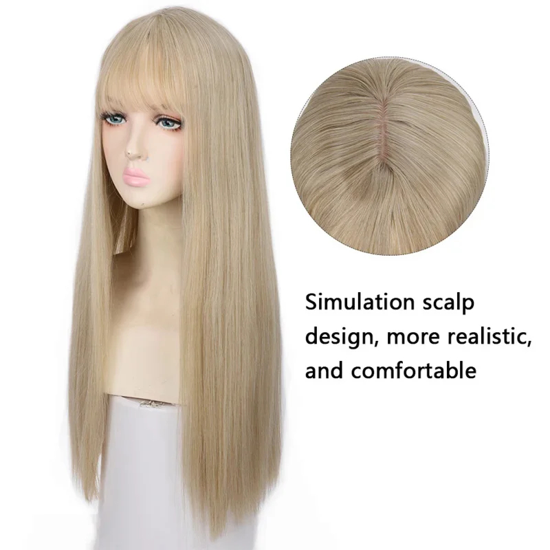 2026 Houyan 合成ロングストレートヘアウィッグコス - Anime Cosplay Long Black Hair のレビューと価格