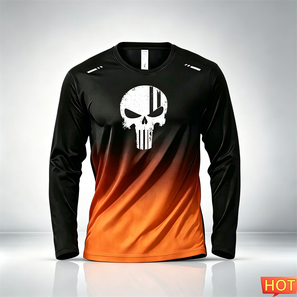 秋のメンズフィットネスグラデーションTシャツ アニメメンズ長 - Anime & Cosplay Expo Acx 2025 のレビューと価格