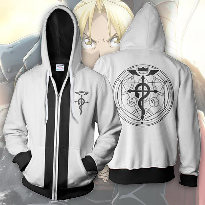 アニメコスプレスウェットシャツトラックスーツトップス服ドロッ - Fullmetal Alchemist Coat のレビューと価格