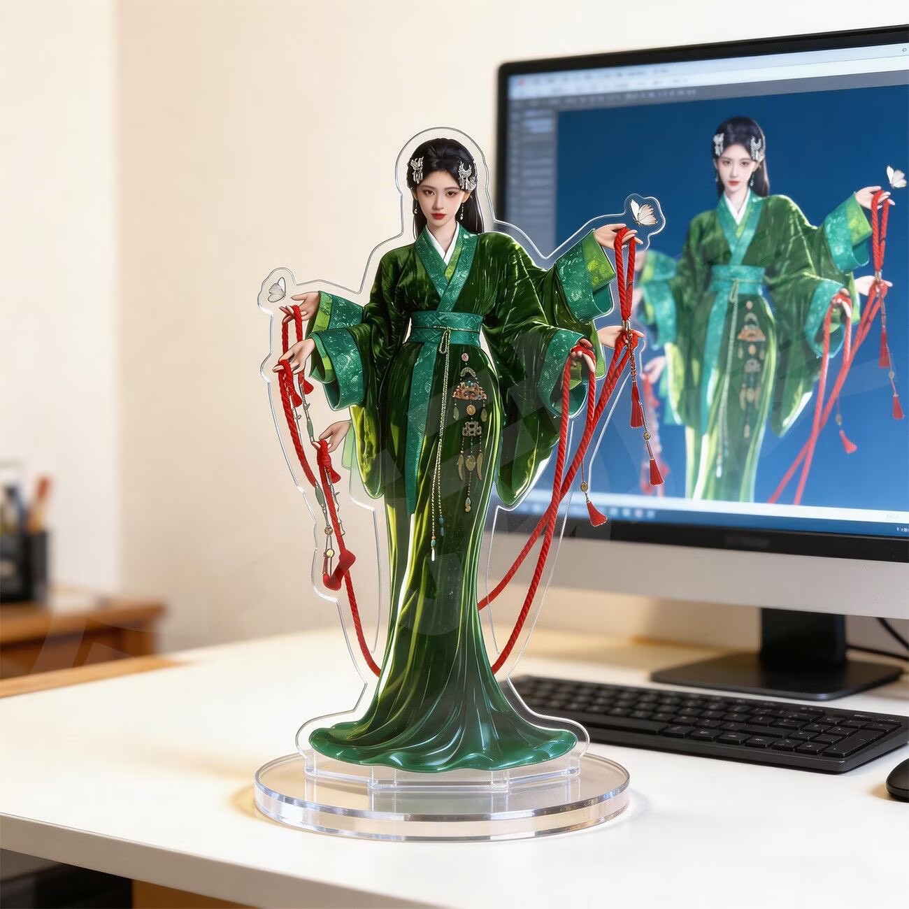 新作人気ドラマ古代風新商品 ジュ・ジンイ「月鱗旗旗」衣装キャ - Anime Cosplay Characters のレビューと価格