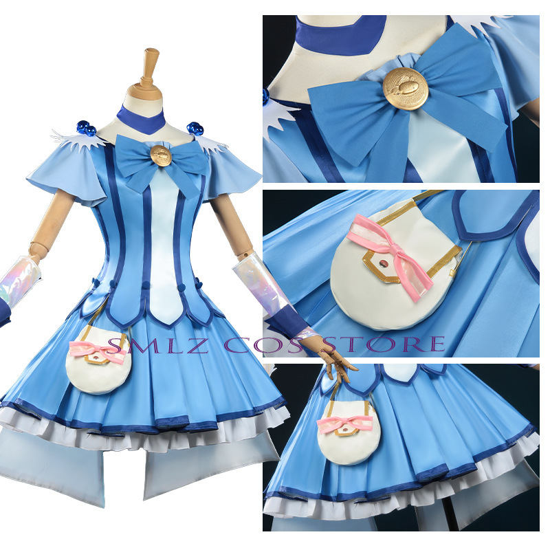 キュアビューティーコスプレアニメスマイルグリッターブリーズキ - Anime Cosplay Female のレビューと価格