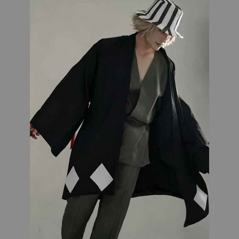 アニメブリーチコスプレ浦原喜助護廷十三隊衣装着物制服ケープト - Anime Cosplay Bleach のレビューと価格