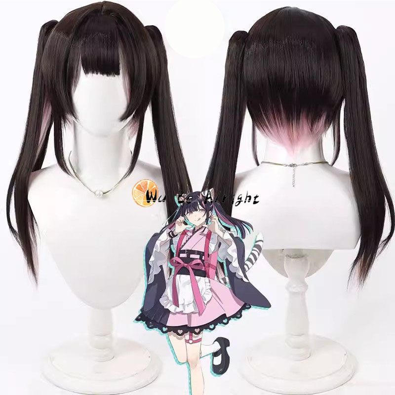 宇宙姫かぐやノイ小松沢アニメコスプレウィッグロングブラックポ - Anime Cosplay Girl With Black Hair のレビューと価格