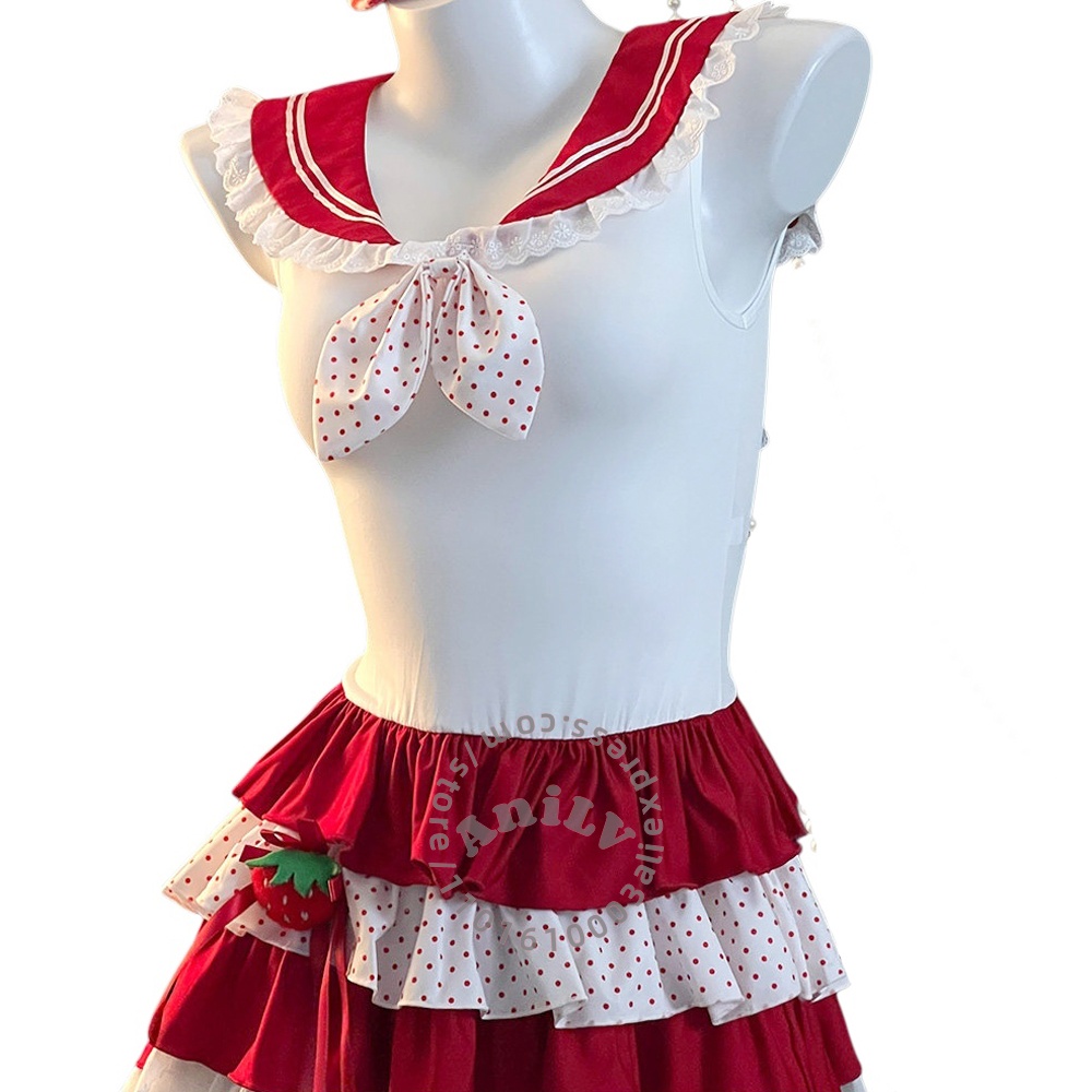 AniLV アニメ カワイイ バニー ロリータ 制服 キュー - Anime Cosplay Bunny のレビューと価格