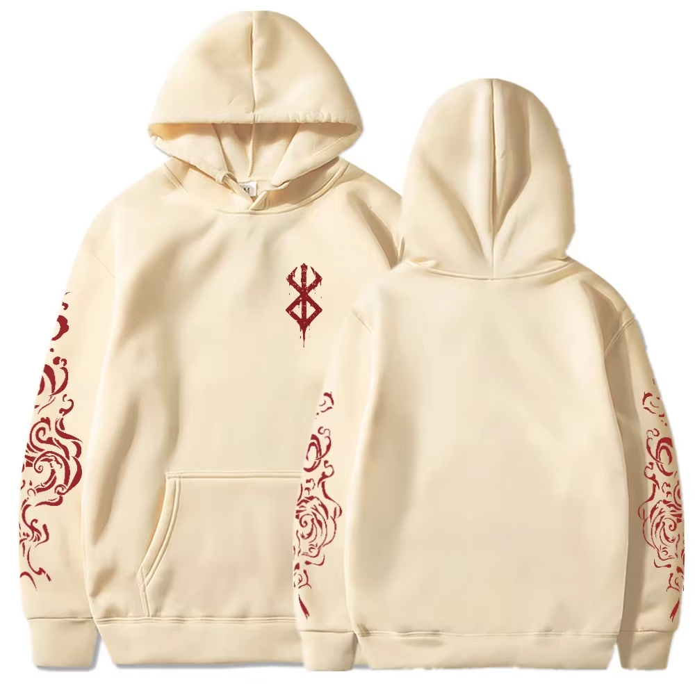アニメベルセルク酸パーカープリント男性女性ファッション長袖原 - Fullmetal Alchemist Coat のレビューと価格