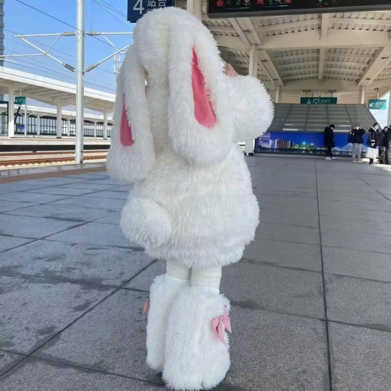 女の子の素敵な漫画ぬいぐるみウサギのコスプレ衣装かわいい子供 - Anime Cosplay Bunny のレビューと価格
