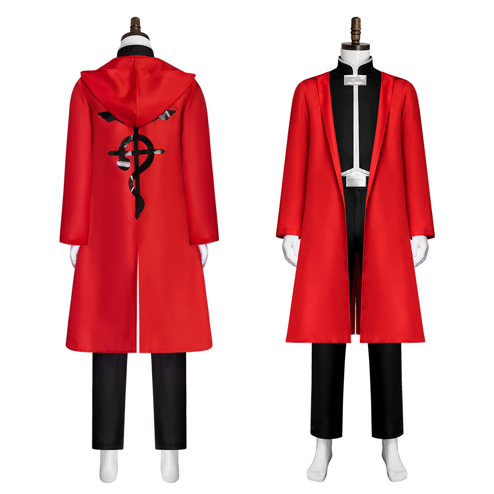 アニメ Cos 鋼の錬金術師エドワード・エルリックコスプレ衣 - Fullmetal Alchemist Coat のレビューと価格