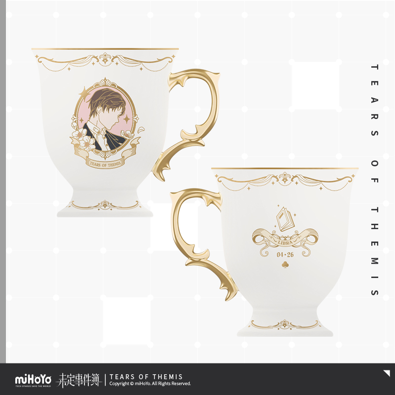 菊の幻想的なセラミックコーヒーカップ、ボックス製品、ブナ真珠 - Anime Cosplay Cafe のレビューと価格