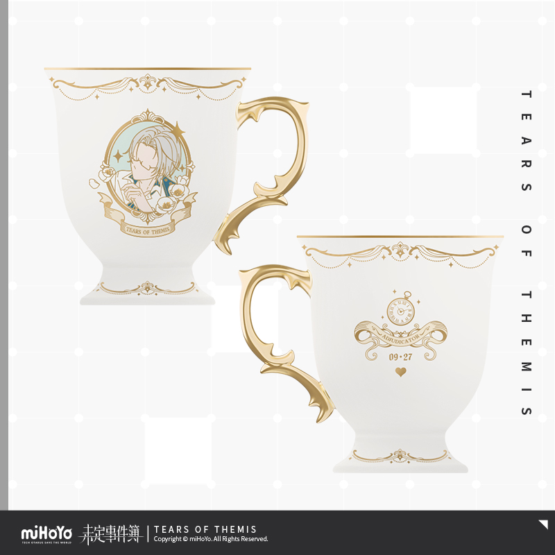 菊の幻想的なセラミックコーヒーカップ、ボックス製品、ブナ真珠 - Anime Cosplay Cafe のレビューと価格