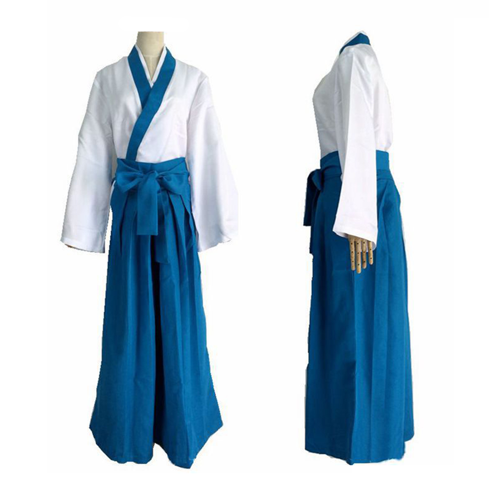 島村新八コスプレ衣装アニメ銀魂新八島村コスプレ着物ウィッグス - Anime Cosplay Kimono のレビューと価格