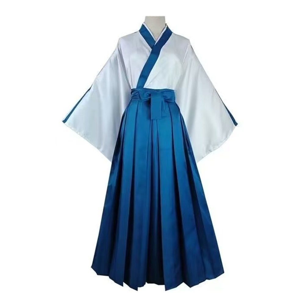 島村新八コスプレ衣装アニメ銀魂新八島村コスプレ着物ウィッグス - Anime Cosplay Kimono のレビューと価格
