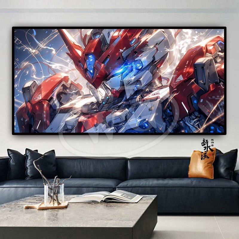 Gundamアニメハンギング絵画、攻撃無料、ユニコーンモバイ - Bandai Gundam Hg のレビューと価格