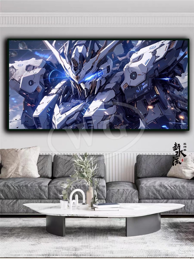 Gundamアニメハンギング絵画、攻撃無料、ユニコーンモバイ - Bandai Gundam Hg のレビューと価格