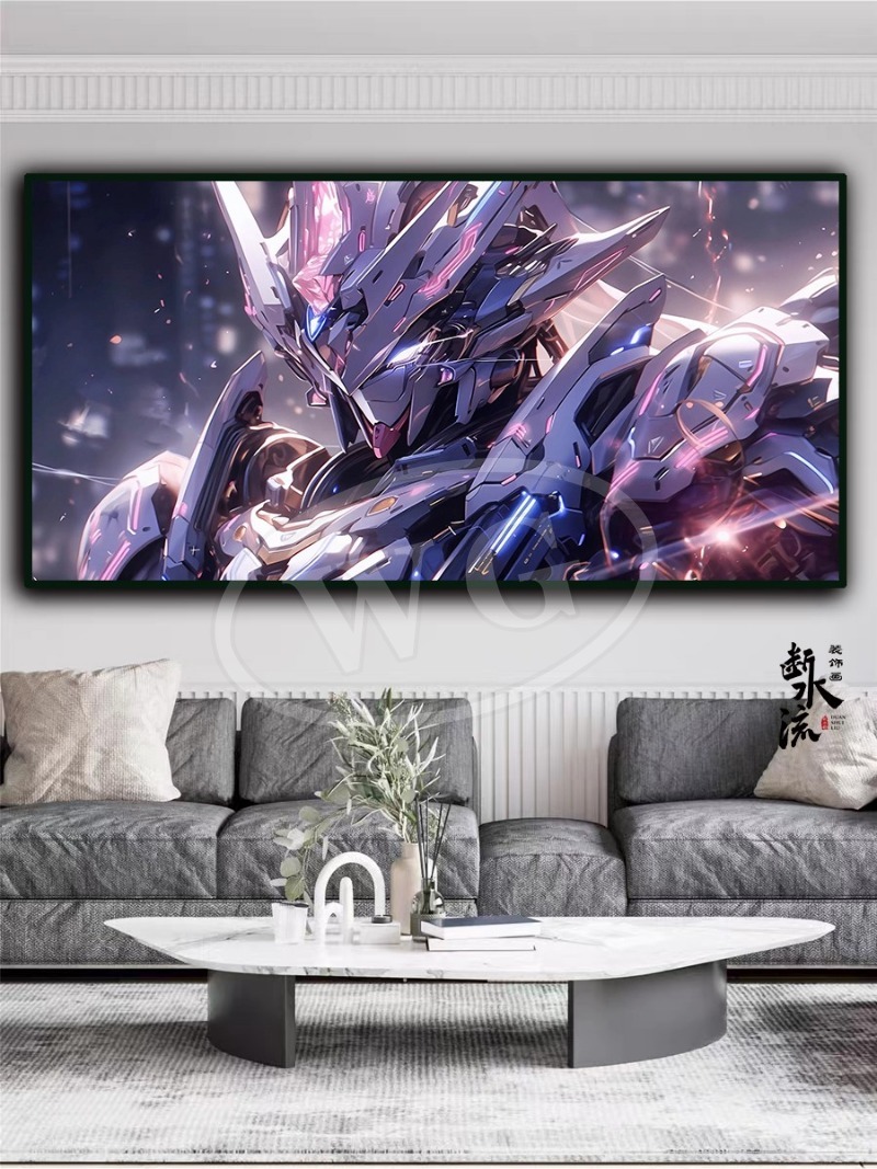 Gundamアニメハンギング絵画、攻撃無料、ユニコーンモバイ - Bandai Gundam Hg のレビューと価格
