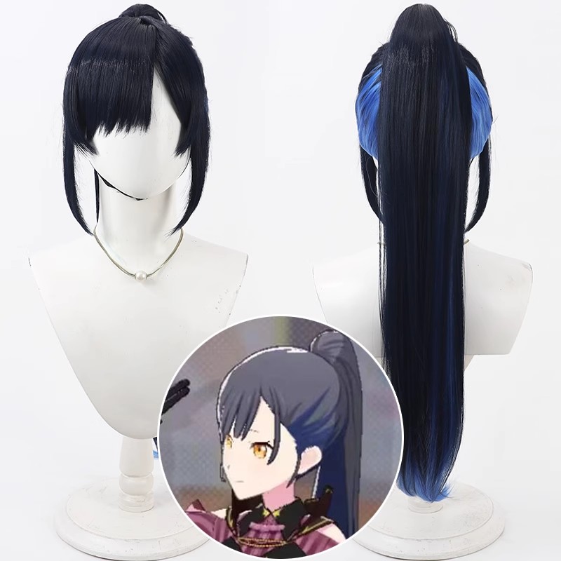 プロジェクトセカイ カラフルステージ 白石杏 コスプレウィッ - Anime Cosplay Long Black Hair のレビューと価格