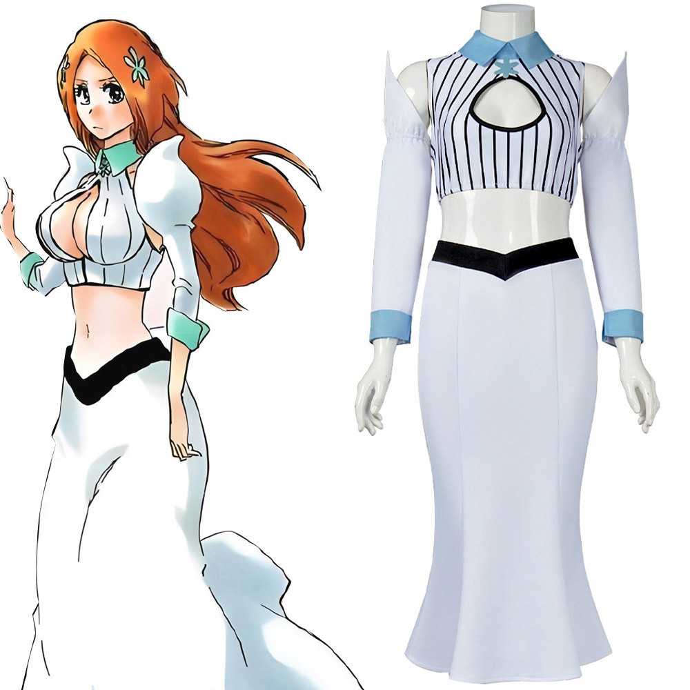 ブリーチ井上織姫コスプレ衣装制服フルセットアニメハロウィンカ - Anime Cosplay Bleach のレビューと価格